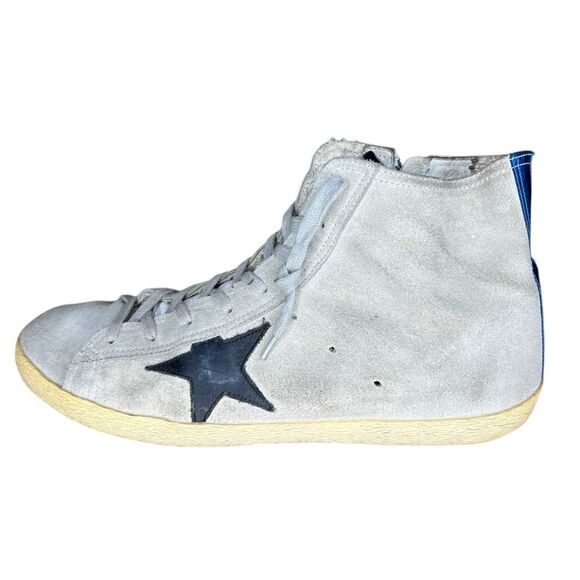 Golden Goose Francy Suede Gray Black Size 43 10 US - Picture 3 of 8